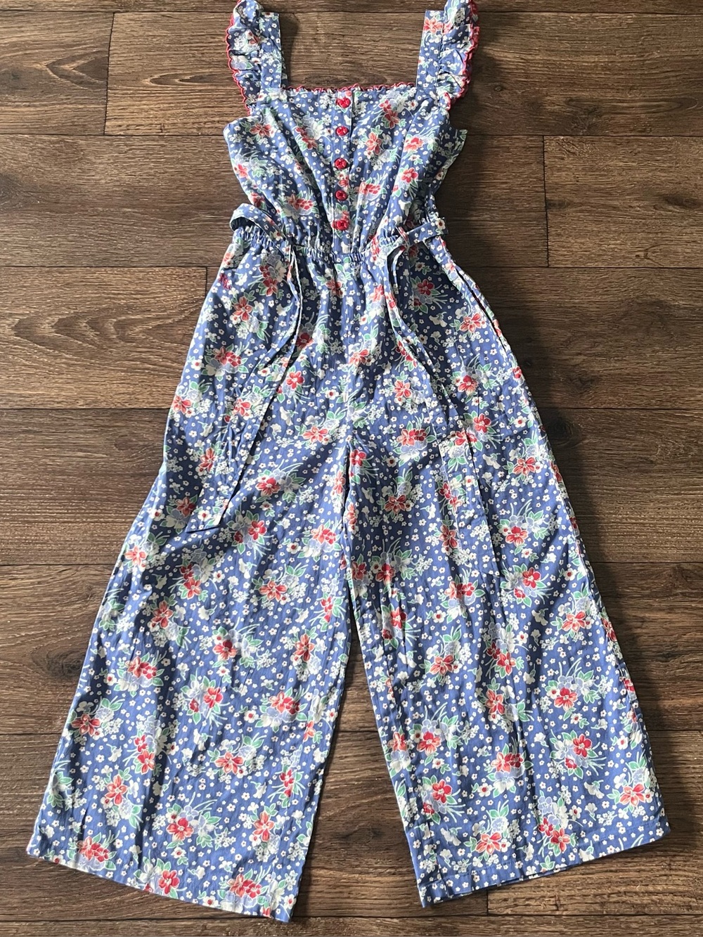 NWT Polo Ralph Lauren polo country floral jumpsuit romper prairie boho Sz 14
